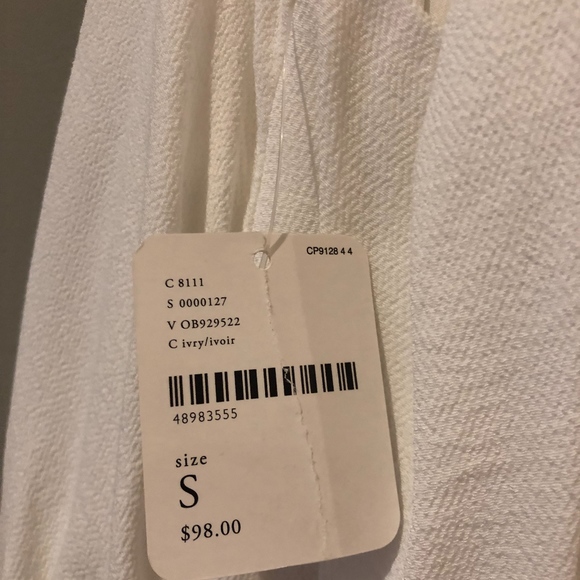 Free People Ivory Top sz S NWT - Picture 4 of 4